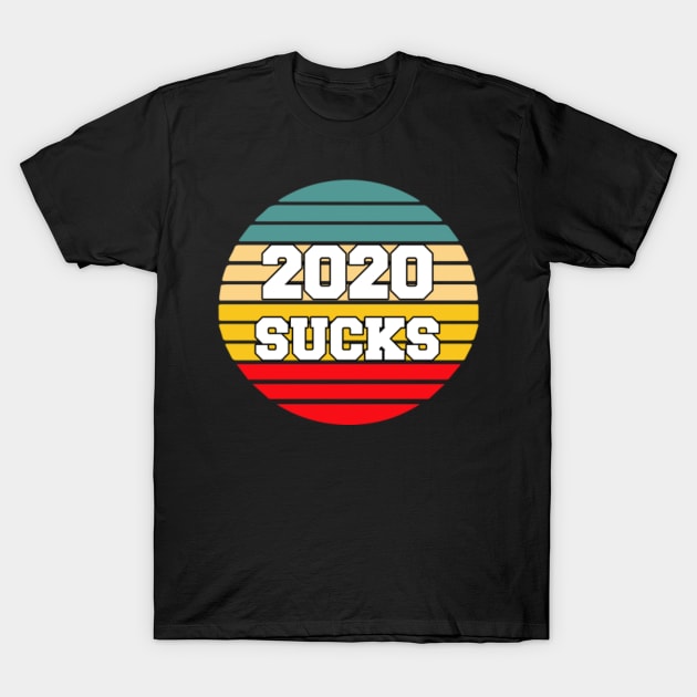 2020 Sucks Retro Vintage Style T-Shirt by lightbulbmcoc